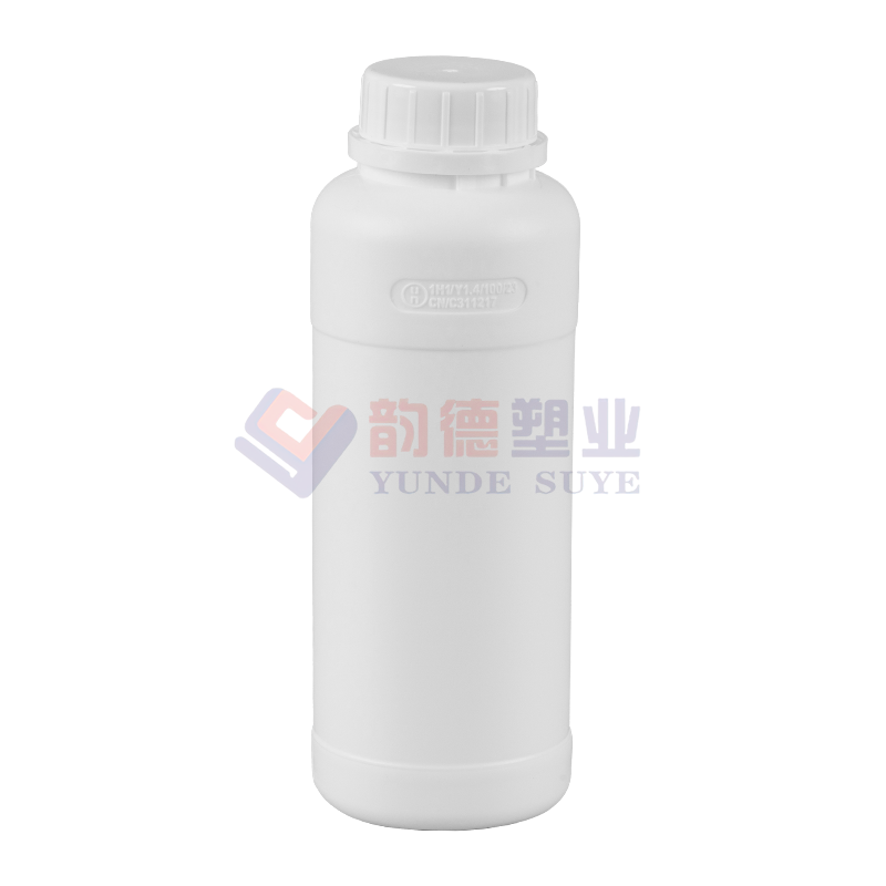 Sűrített műanyag gyógyszerészeti fluorid kerek palack 500ml-01