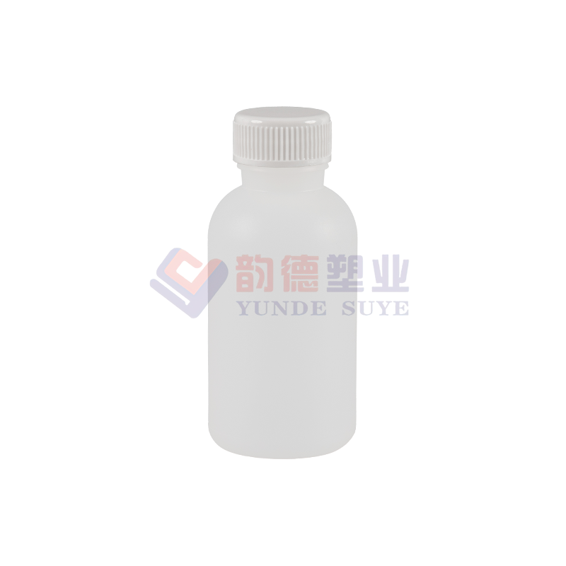 Vegyileg sűrített HDPE kerek palack PP kupakkal 100 ml-01 (A)